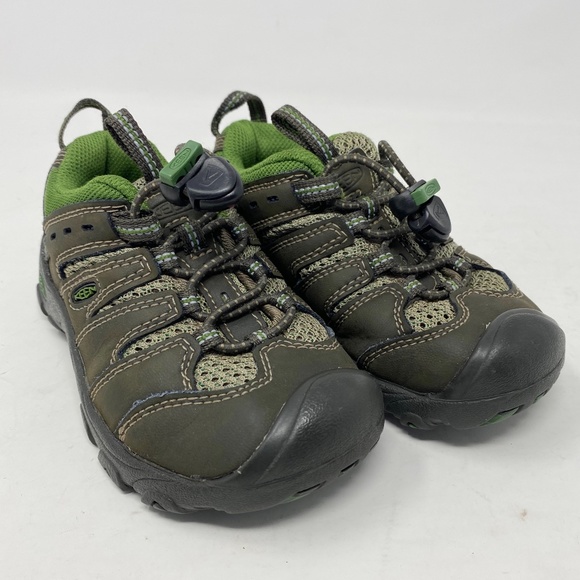 Keen Other - Keen Koven Low Leather Hiking Trail Shoes Slip on Brown Boys Size 9